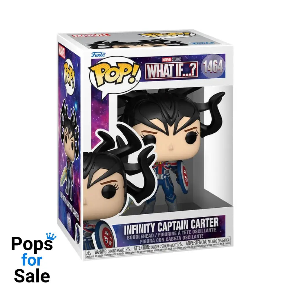 1464 Infinity Captain Carter - Marvel What If...? Funko POP - Brand New