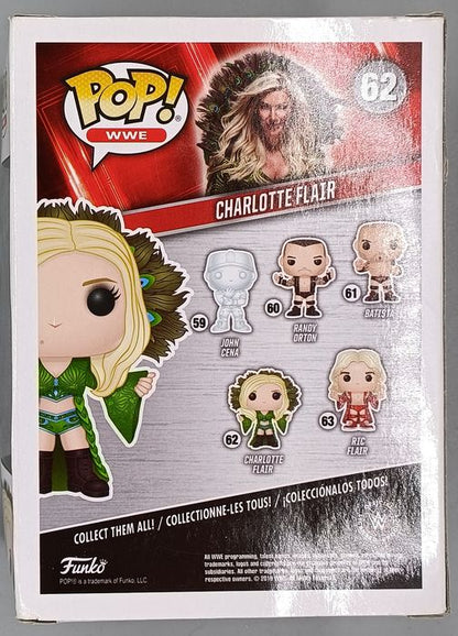 62 Charlotte Flair (Blue) - WWE - Box Damaged Funko POP