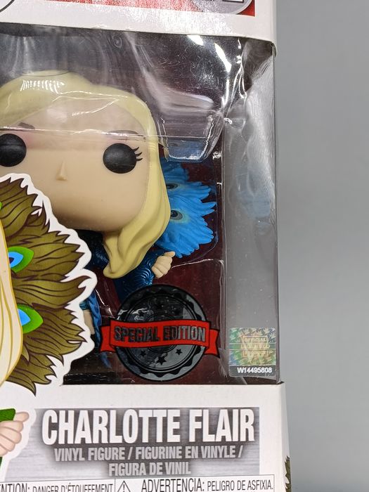 62 Charlotte Flair (Blue) - WWE - Box Damaged Funko POP