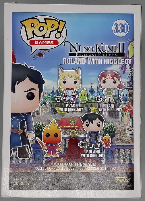 330 Roland (with Higgledy) - Ni No Kuni II - Box Damaged Funko POP