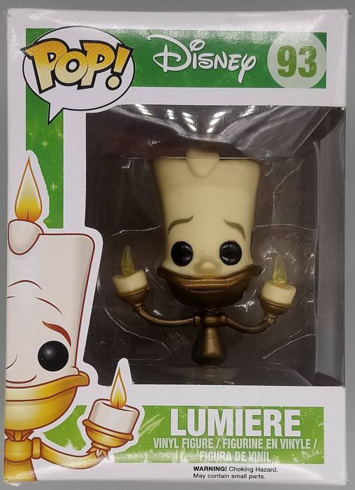 93 Lumiere - Disney Beauty And The Beast - Box Damaged Funko POP