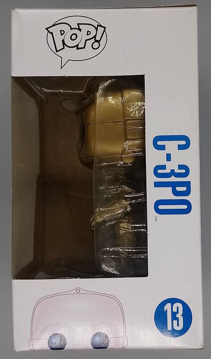13 C-3PO - Star Wars - Funko POP - Box Damaged