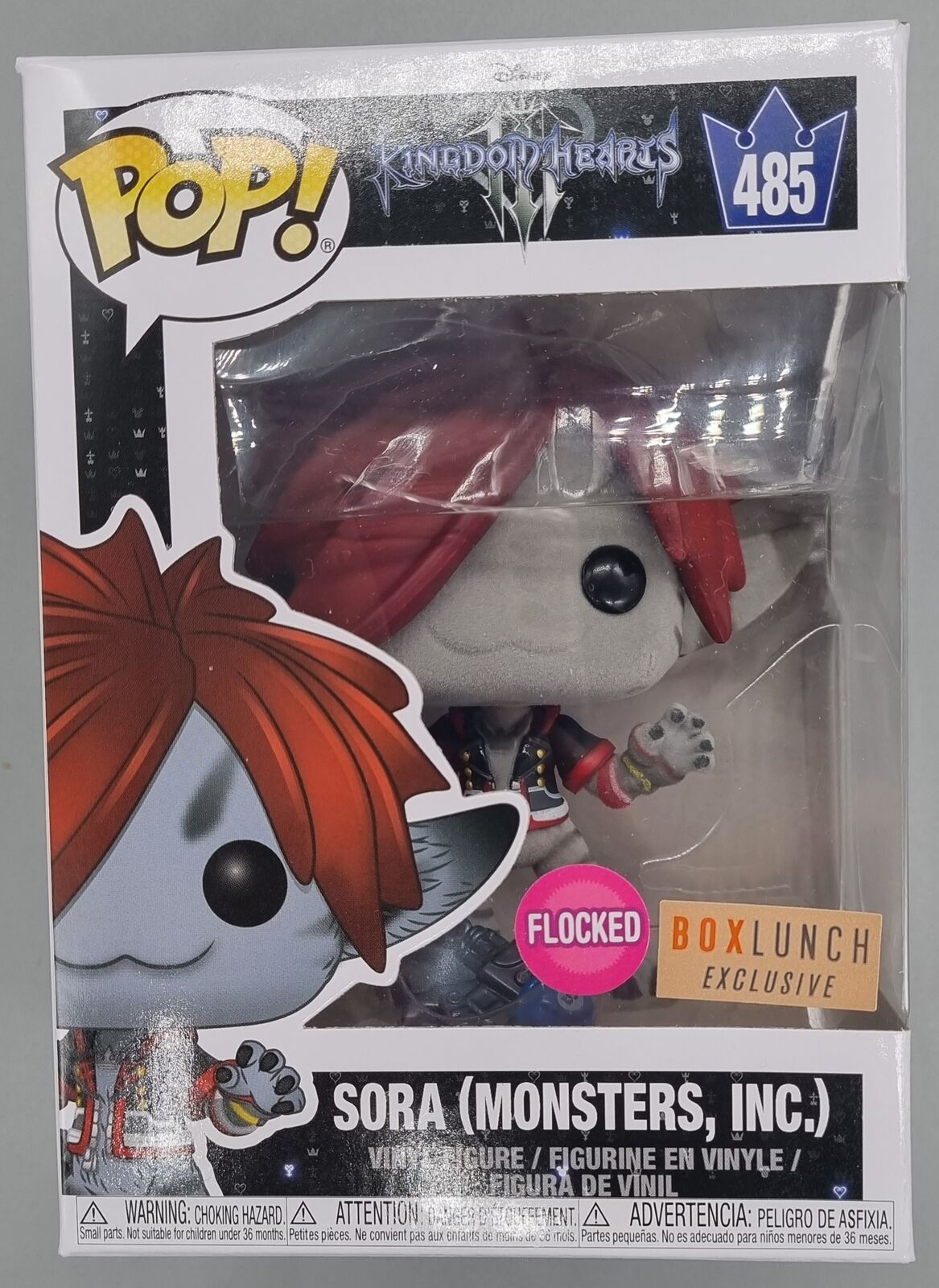 485 Sora (Monsters Inc.) - Flocked Disney - Kingdom Hearts Funko POP Funko