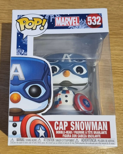532 Cap Snowman - Marvel - Holidays Funko POP Funko
