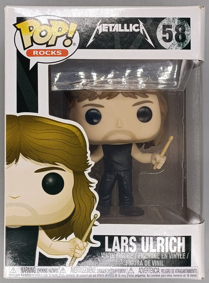 58 Lars Ulrich - Metallica - Box Damaged Funko POP Funko
