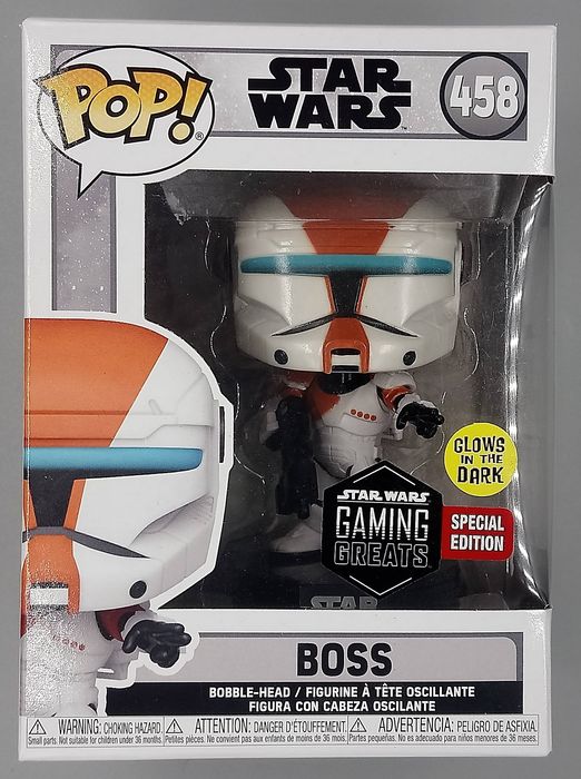 458 Boss - Glow - Star Wars Republic Commando Funko POP Funko