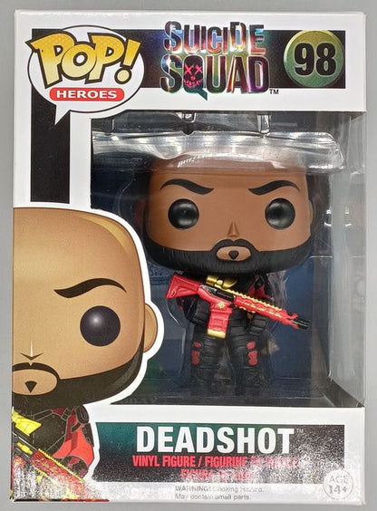 98 Deadshot (No Mask) - DC Suicide Squad - Box Damaged Funko POP