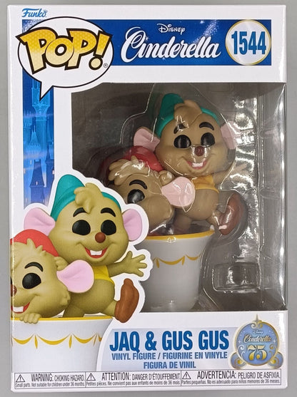1544 Jaq & Gus Gus - Disney Cinderella 75th Anniversary Funko POP - Brand New Funko