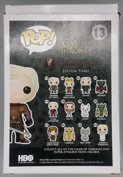 13 Brienne of Tarth - Game of Thrones - Box Damaged Funko POP