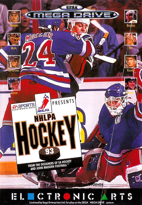 NHLPA Hockey 93 for Sega MegaDrive Mega Drive - UK CIB Electronic Arts
