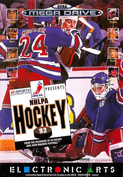 NHLPA Hockey 93 for Sega MegaDrive Mega Drive - UK CIB Electronic Arts