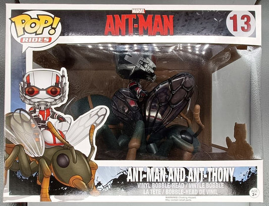 13 Ant-Man and Ant-thony - Rides - Marvel Ant-Man Box Damaged Funko POP