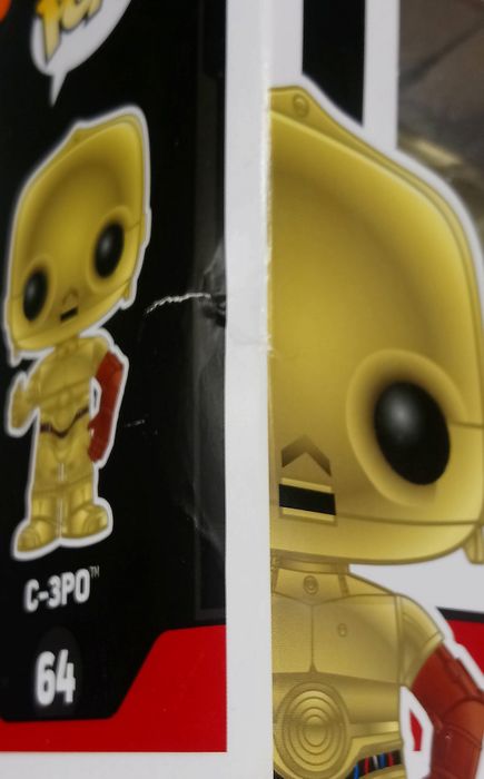 64 C-3PO - Chrome - Star Wars - Box Damaged Funko POP