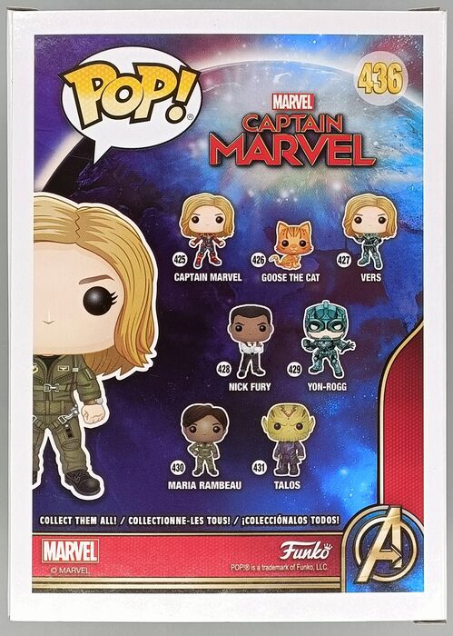 436 Carol Danvers (Flight Suit) - Marvel Captain Marvel Funko POP