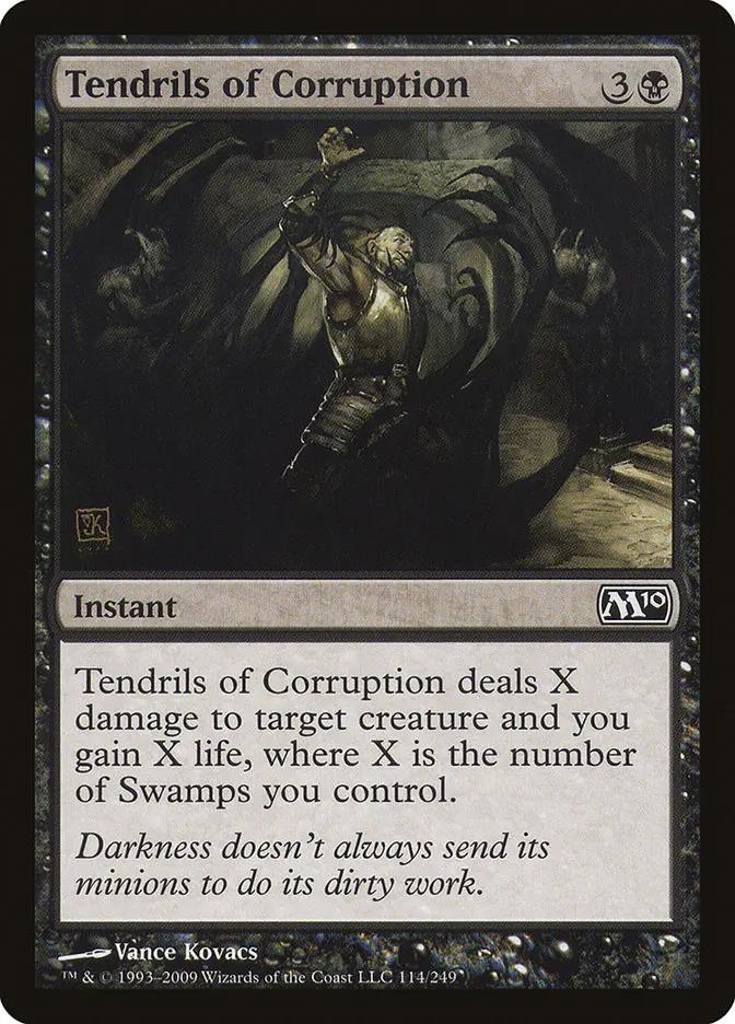 114 - Tendrils of Corruption - Magic 2010 - Normal - Magic: The Gathering Card
