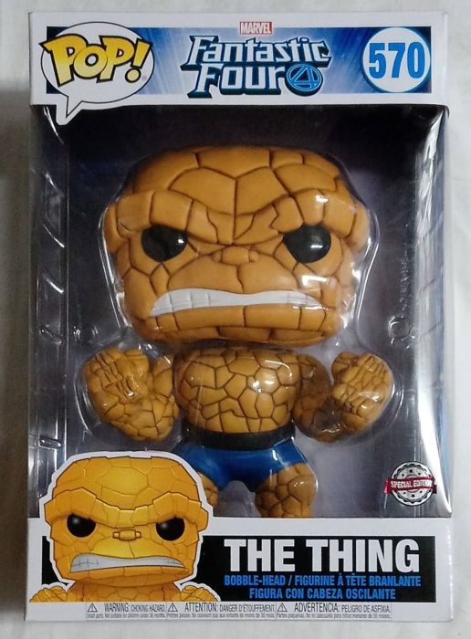 570 The Thing - 10 Inch - Marvel Fantastic Four Box Damaged Funko POP