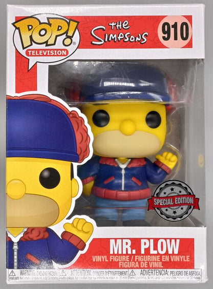 910 Mr. Plow - The Simpsons - Box Damaged Funko POP Funko
