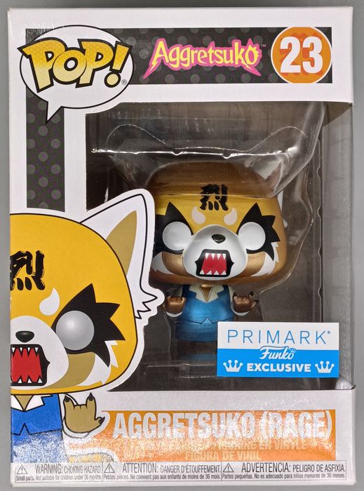 23 Aggretsuko (Rage) - Metallic - Box Damaged Funko POP Funko