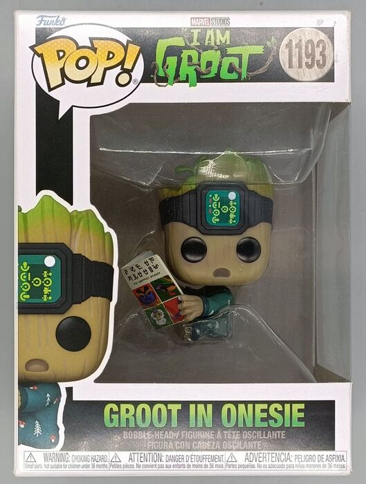 1193 Groot in Onesie (Sitting) Marvel I Am Groot Funko POP - Box Damaged Funko
