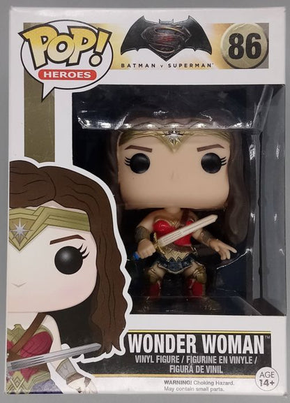 86 Wonder Woman - DC Batman vs Superman - Box Damaged Funko POP