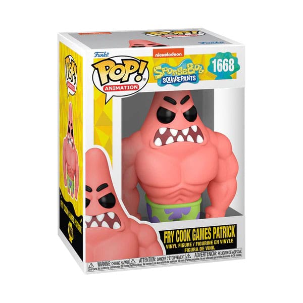 1668 Fry Cook Games Patrick - SpongeBob SquarePants Funko POP - Brand New