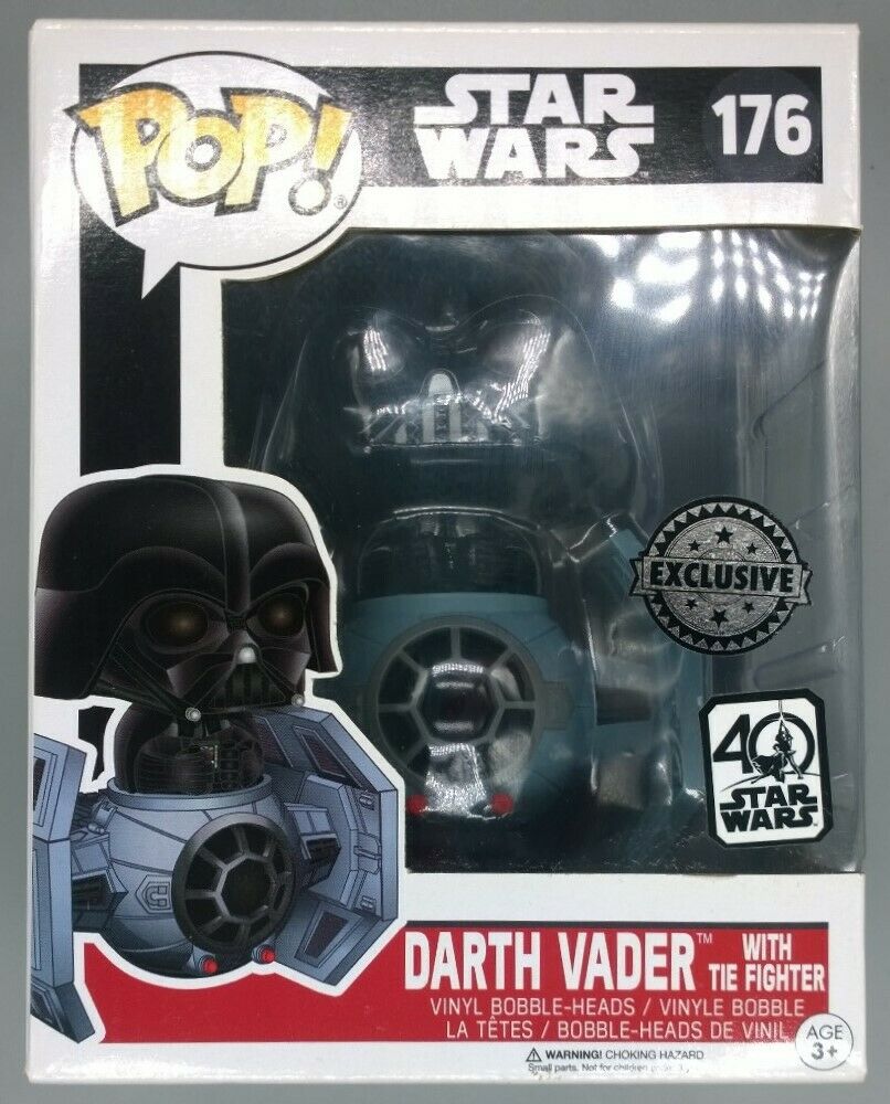 176 Darth Vader (with TIE Fighter) - Deluxe - Star Wars Funko POP Funko