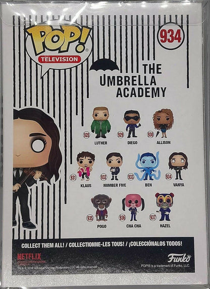 #934 Vanya (White Violin) Chase Edition Umbrella Academy Funko POP - Box Damaged