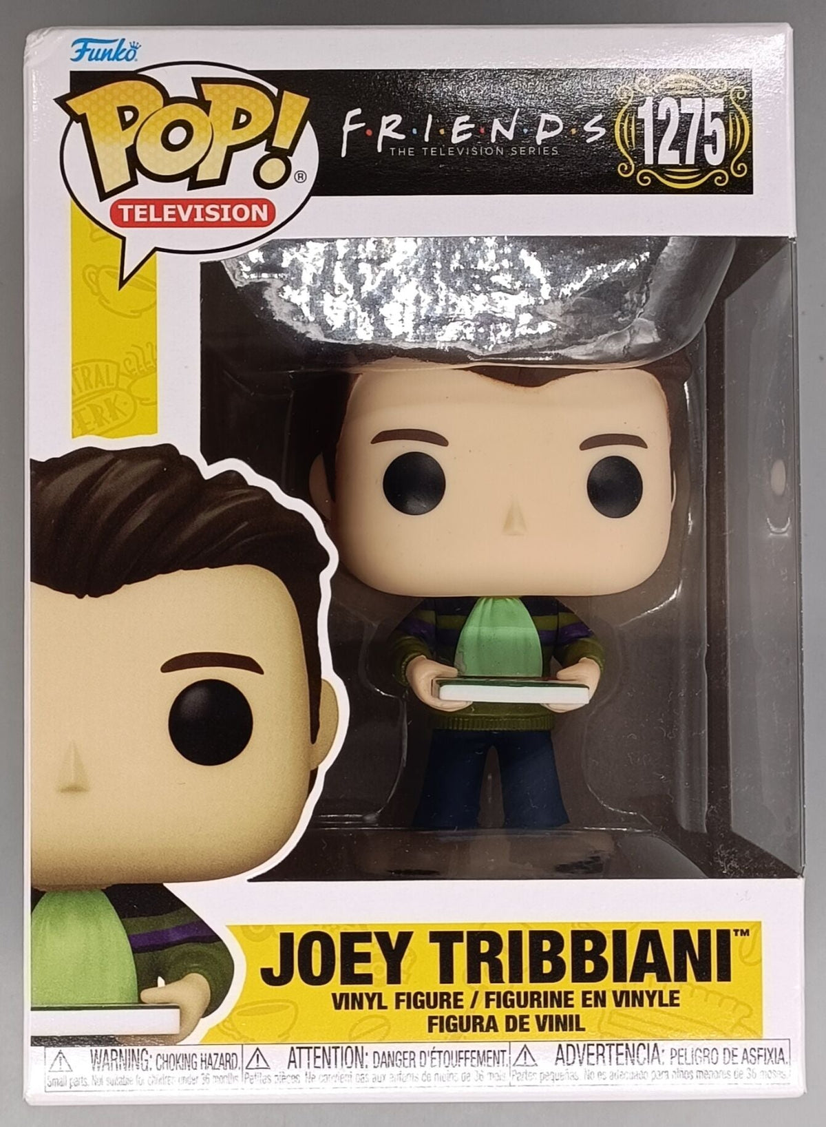 1275 Joey Tribbiani (w/Pizza) - Friends Funko POP - Box Damaged