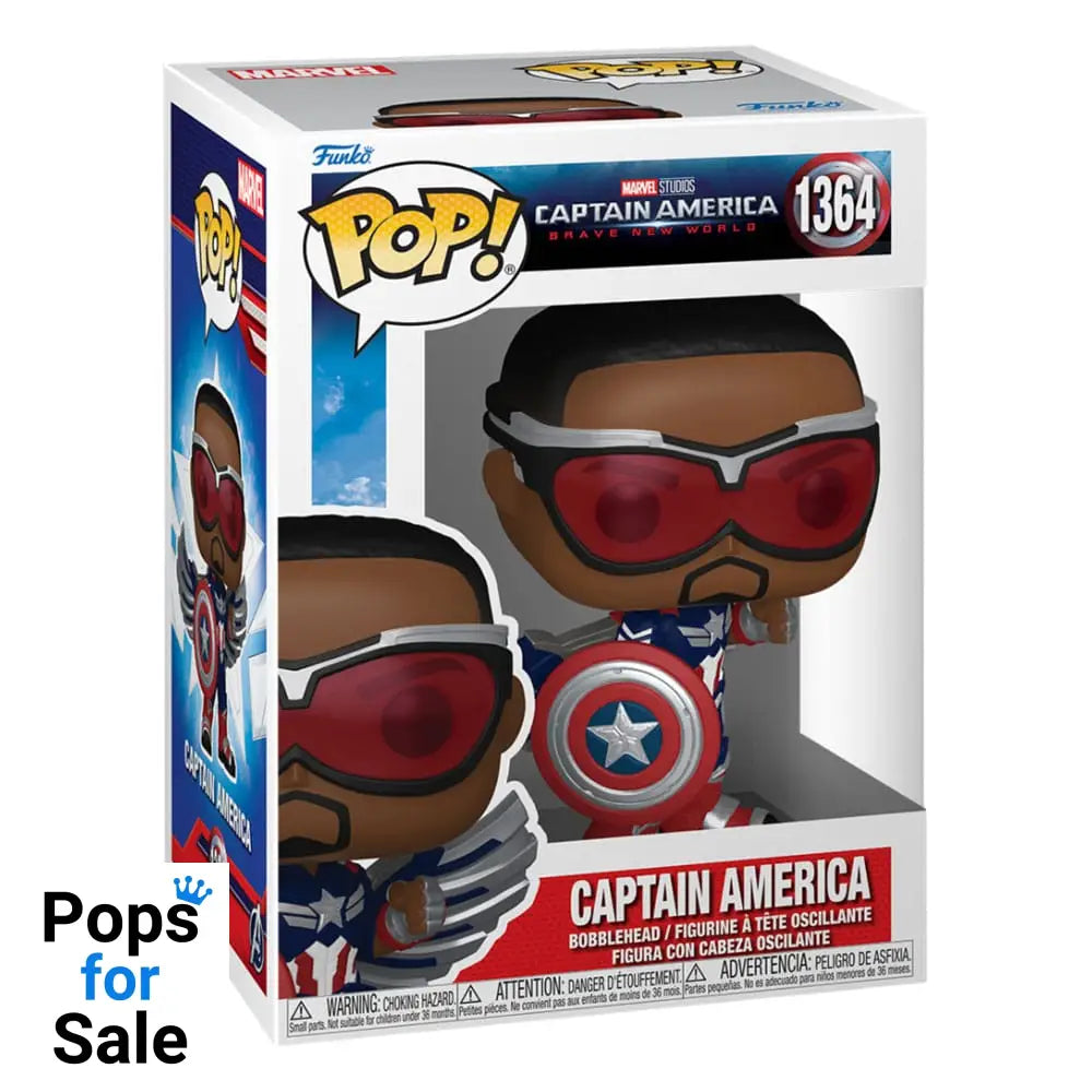1364 Captain America - Marvel Captain America Brave New World Funko POP PRESALE Funko