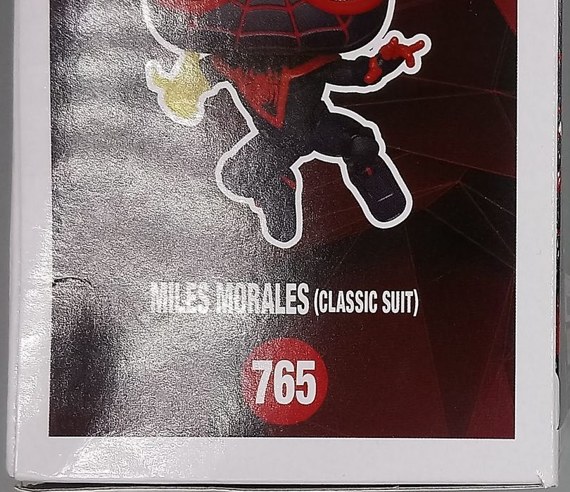 765 Miles Morales (Classic Suit)  SpiderMan Funko POP - Box Damaged