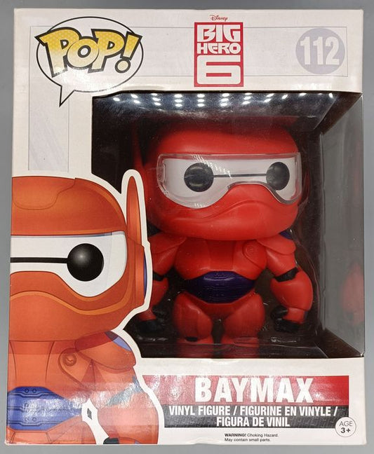 112 Baymax (Armored) - 6 Inch - Disney Big Hero 6 - Box Damaged Funko POP