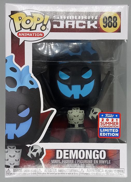 988 Demongo - Samurai Jack - 2021 Con Funko POP Funko