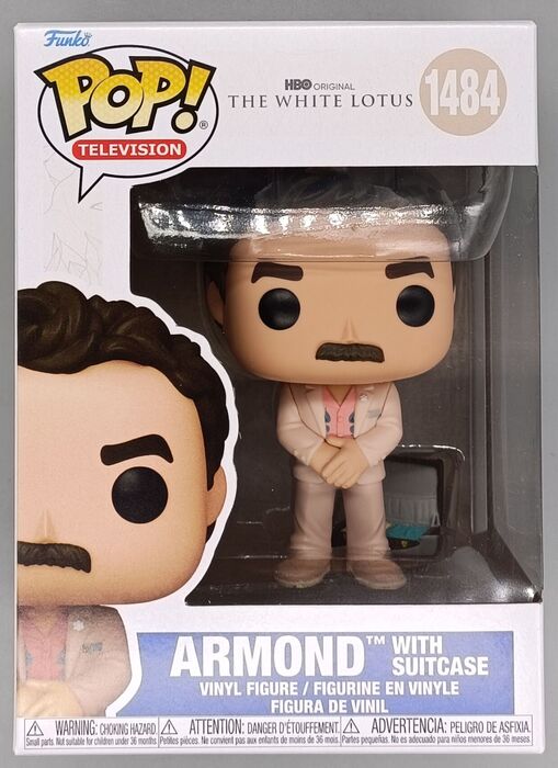 1484 Armond with Suitcase - White Lotus Funko POP - Brand New