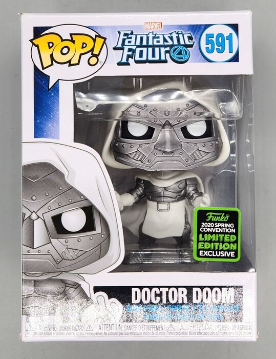 591 Doctor Doom (God Emperor) Fantastic Four 2020 Con Box Damaged Funko POP