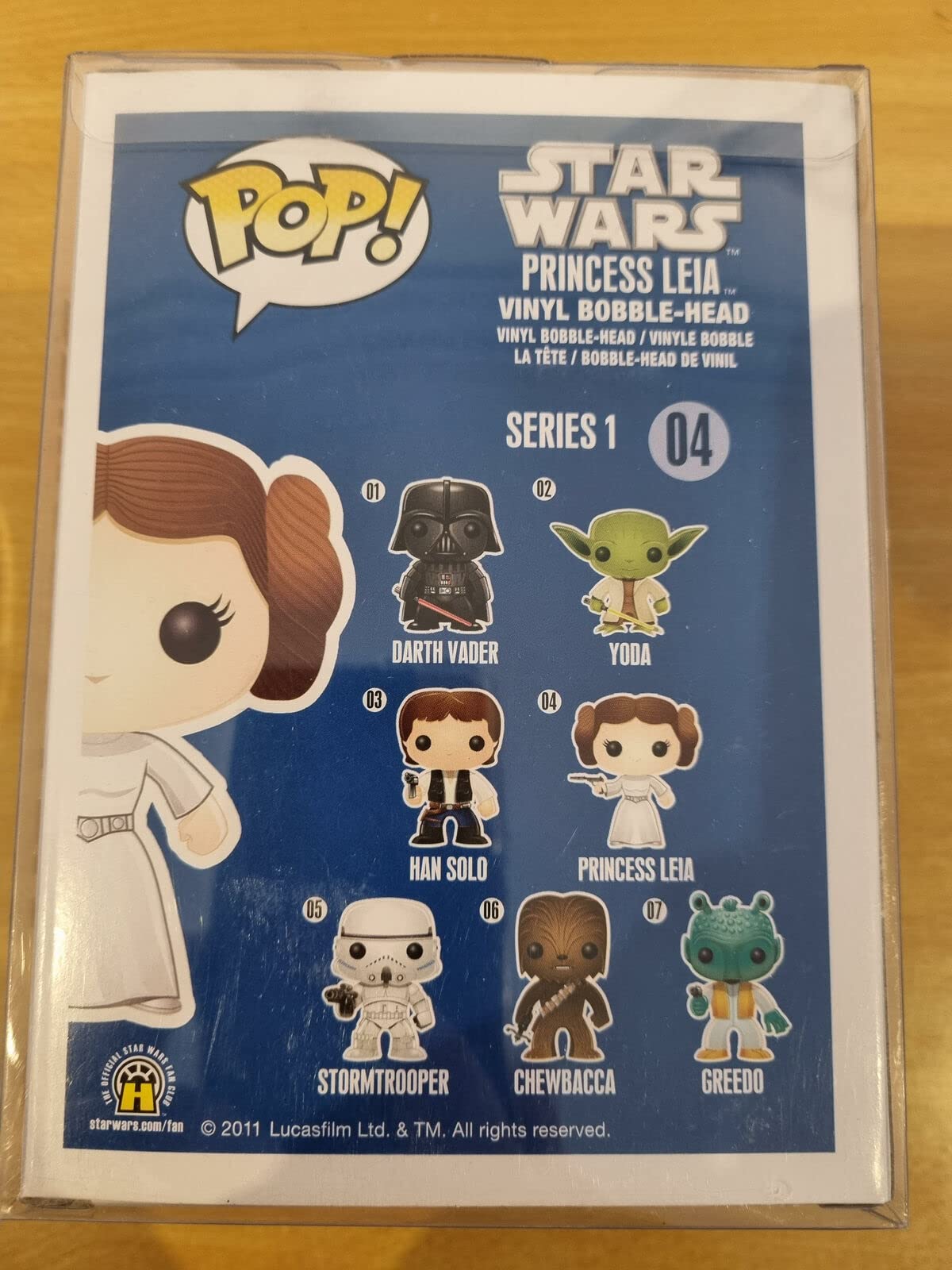 04 Princess Leia - Star Wars - Box Damaged Funko POP