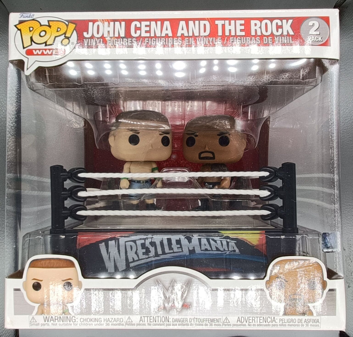 John Cena and The Rock Deluxe Pop WWE Funko POP Funko
