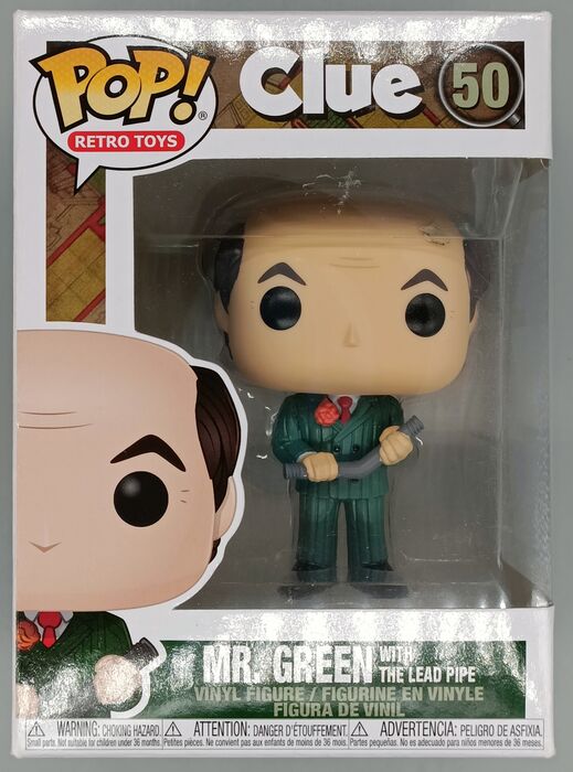 50 Mr. Green (with the Lead Pipe) - Cluedo Funko POP