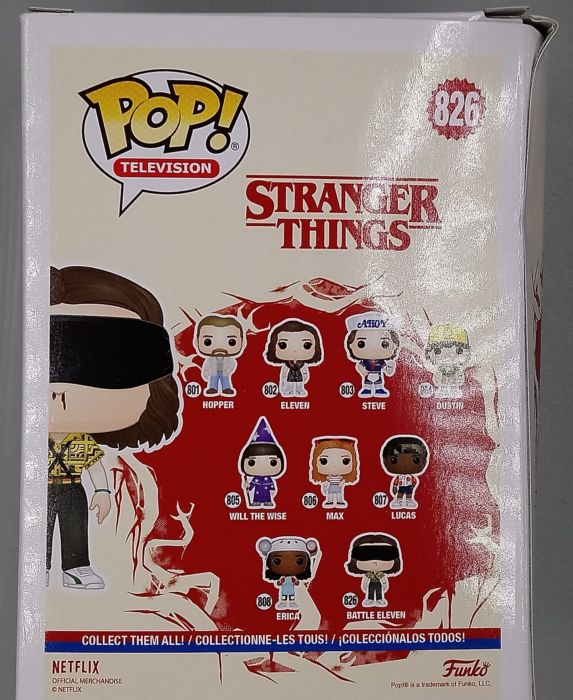 826 Battle Eleven - Stranger Things - Box Damaged Funko POP