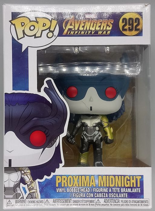 292 Proxima Midnight - Marvel Avengers Infinity War Box Damaged Funko POP