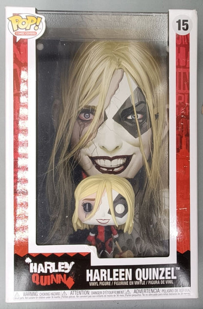 15 Harleen Quinzel - DC - Comic Cover Funko POP - Box Damaged Funko
