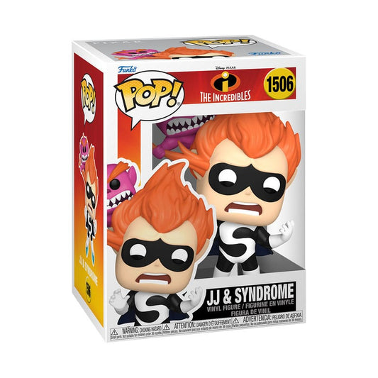 1506 JJ & Syndrome - Disney Incredibles 20th Anniversary Funko POP PRESALE Funko