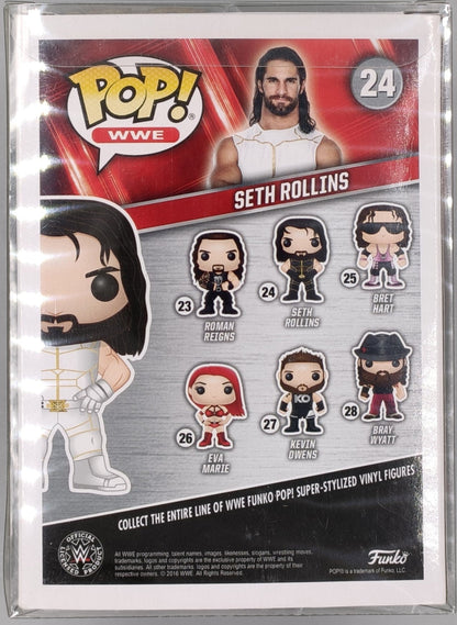 24 Seth Rollins (White) - WWE Funko POP