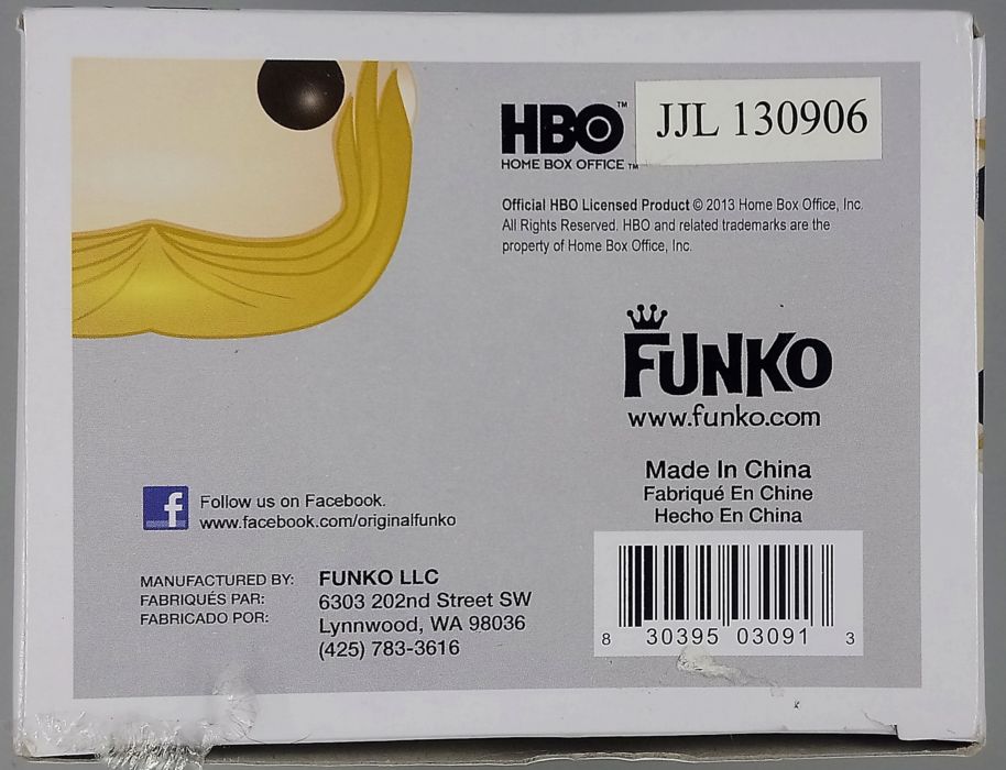 10 Jaime Lannister - Game of Thrones - Box Damaged Funko POP