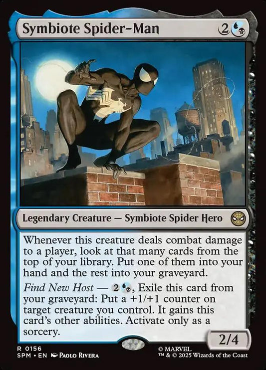 156 - Symbiote Spider-Man - Marvel's Spider-Man - Normal - Magic: The Gathering Card