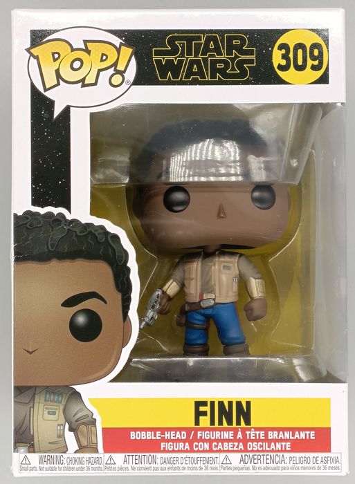 309 Finn - Star Wars The Rise of Skywalker - Box Damaged Funko POP