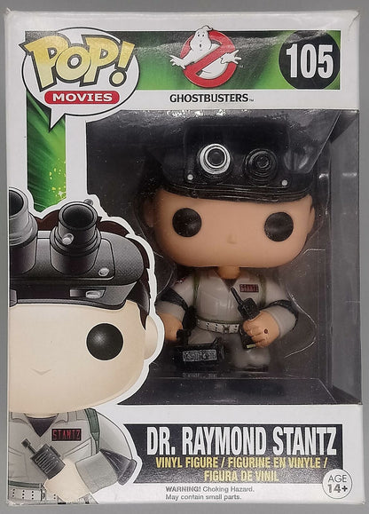 105 Dr. Raymond Stantz - Ghostbusters - Box Damaged Funko POP Funko