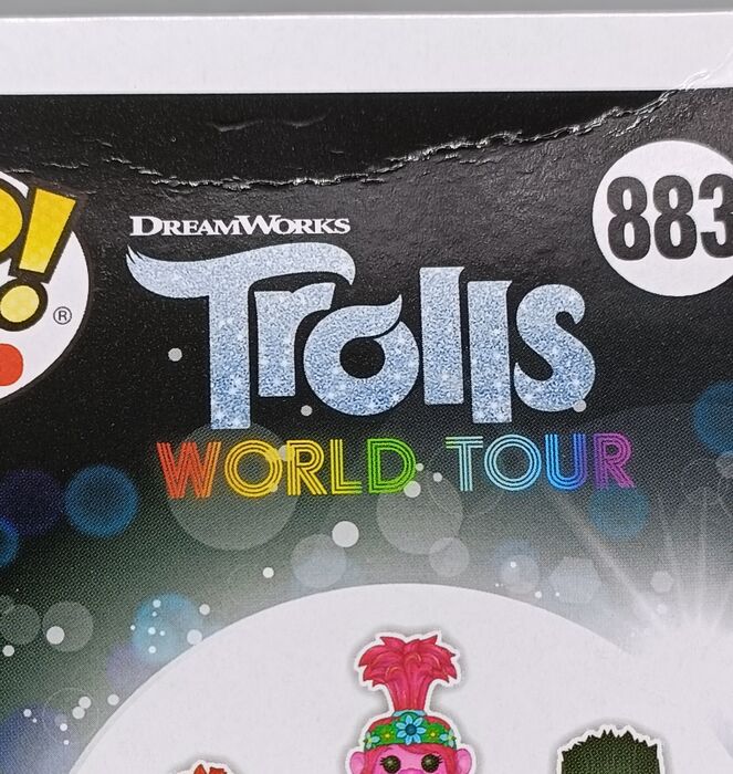 883 Poppy (w/ Guitar) - Trolls World Tour - Box Damaged Funko POP
