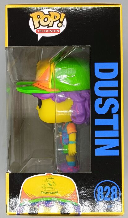 828 Dustin (w/ Vest) Blacklight - Stranger Things Funko POP