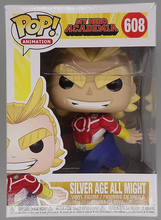 608 Silver Age All Might - My Hero Academia - Box Damaged Funko POP Funko