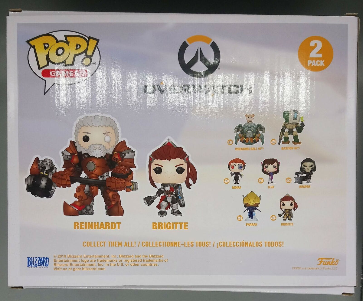 Reinhardt and Brigitte - Overwatch Funko POP